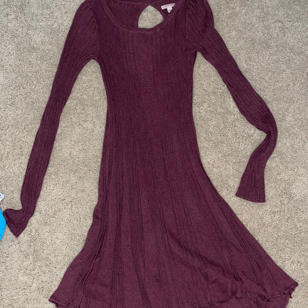 Cape Juby Red Sweater Type Dress Size XS